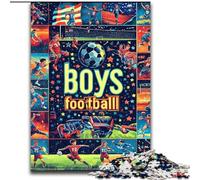 Puzzles 1000 pièces pour Adultes, Collage de Sports de Balle, Puzzles en Bois pour Anniversaires, Vacances et Occasions spéciales (Taille 50x75cm)