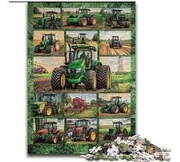 Puzzles 1000 pièces pour Adultes, Collage de tracteurs, Jouet éducatif et décompressant, Cadeau d'anniversaire, décoration Murale (Taille 26x38cm)