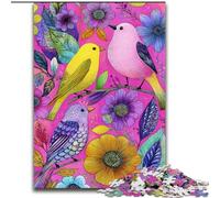 Puzzles 1000 pièces pour Adultes Color Bird Puzzles 1000 pièces pour Adultes Impossible Hard Challenge Jouet pour Adolescents (Taille 26x38cm)