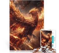 Puzzles 1000 pièces pour Adultes Conte de fées du Phénix de feu Jouet éducatif intellectuel décompressant Décoration Parfaite 75x50cm