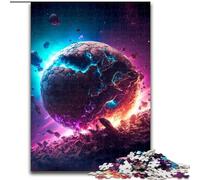 Puzzles 1000 pièces pour Adultes Cosmic Bang en Bois, Un pour s'amuser en Famille 50x75cm pour la décoration intérieure, l'entraînement cérébral et Les Cadeaux de Vacances