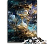 Puzzles 1000 pièces pour Adultes Cosmic Hourglass, Jeu Familial Anti-Stress, défi Difficile, renforce l'amour Entre Couples 26x38cm