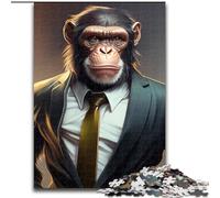 Puzzles 1000 pièces pour Adultes, Costume de Singe, Puzzles Animaux pour Adultes, 1000 pièces, développe la Coordination œil-Main, Parfait pour Les Cadeaux d'anniversaire (Taille 26x38cm)