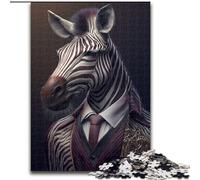 Puzzles 1000 pièces pour Adultes, Costume Fantaisie zèbre, Puzzles pour Adultes, Casse-tête Stimulant pour Adolescents, soirée de Jeux en Famille (Taille 26x38cm)