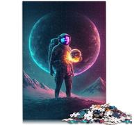 Puzzles 1000 pièces pour Adultes Couleurs de l'espace Planète Puzzle Jeu Pratique 26x38cm Anti-Stress Staycation Tuer Le Temps