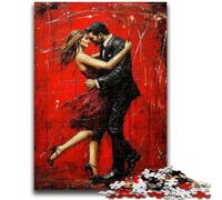 Puzzles 1000 pièces pour Adultes, Couple Dansant, Jeu intellectuel, Jouet éléphant, Cadeau d'anniversaire, décoration Murale pour Les 14 Ans et Plus, 50x75cm