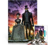 Puzzles 1000 pièces pour Adultes Couple de Diables Jouets Jeux éducatifs Soulagement du Stress Idées Cadeaux 38x26cm