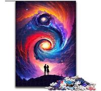Puzzles 1000 pièces pour Adultes Couple intergalactique en Bois, pour Parents, Amoureux, Amis - 14 Ans et Plus 50x75cm Fête d'anniversaire pour Hommes et Femmes