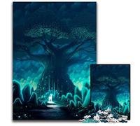 Puzzles 1000 pièces pour Adultes Crystal Tree Impossible Puzzles pour Adultes Idéal pour Le Plaisir en Famille, la détente et Les Cadeaux de Vacances 50x75cm/19,68x29,52 Pouces