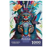 Puzzles 1000 Pièces pour Adultes Cute Sloth Coffee Morning Adolescents Puzzles Jeux De Détente Cadeaux pour Femmes Cadeaux pour Amis Et Famille 70x50cm/1000pcs