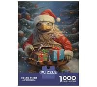 Puzzles 1000 Pièces pour Adultes Cute Turtle Xmas Puzzles pour Adultes, Jouet, Décoration Murale, Amusant Et Humoristique, Idéal pour Stimuler Le Cerveau 70x50cm/1000pcs