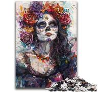 Puzzles 1000 pièces pour Adultes Danseuse de Salsa Difficile à compléter mais Amusant et Humoristique avec Affiche et fiche de Questions-réponses Assorties 50x75cm