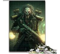 Puzzles 1000 pièces pour Adultes Dead Army Zombie Soldier Puzzles en Carton Taille 26x38cm Parfait pour Halloween, Noël, Cadeau d'anniversaire