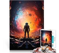 Puzzles 1000 pièces pour Adultes Découverte de l'explorateur Spatial Impossible Chaque pièce est Unique - Jeu Familial Stimulant et Amusant 38x26cm