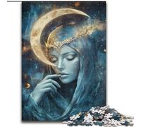 Puzzles 1000 pièces pour Adultes Déesse de la Lune, Jeux éducatifs et décoration d'intérieur, idéal comme Cadeau pour Toute la Famille (Taille 26x38cm)