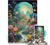 Puzzles 1000 pièces pour Adultes Dessin numérique coloré Jouet éducatif intellectuel décompressant Jeu de défi Unique 38x26cm