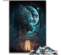 Puzzles 1000 pièces pour Adultes Dieu de la Sagesse Puzzles pour 1000 pièces Casse-tête Stimulant pour Adolescents et familles Taille 26x38cm
