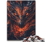 Puzzles 1000 pièces pour Adultes Dragon Aidez Le Cerveau à exercer des Jouets addictifs pour cultiver la Patience Une œuvre d'art 50x75cm