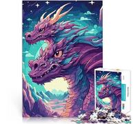 Puzzles 1000 pièces pour Adultes Dragon Fantasy Galaxy 8 Réduction du Stress intéressante Offrir en Cadeau à Toute la Famille 26x38cm