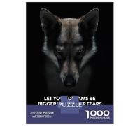Puzzles 1000 Pièces pour Adultes Dream Bigger Than Fears Puzzles pour Adultes, Jouet, Décoration Murale, Amusant Et Humoristique, Idéal pour Stimuler Le Cerveau 70x50cm/1000pcs