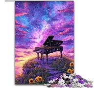 Puzzles 1000 pièces pour Adultes Dream Piano, Puzzles stimulants 50x75cm, Casse-tête éducatif, décoration Artistique pour la Maison et Le Bureau, 14 Ans et Plus