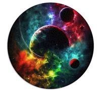 Puzzles 1000 pièces pour Adultes, effondrement des planètes, Puzzle sphérique pour Planche recyclée de qualité supérieure, 26,5x26,5 Pouces