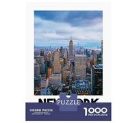 Puzzles 1000 Pièces pour Adultes Empire State Building Casse-têtes pour Adultes, Jeu De Réflexion, Anti-Stress, Cadeaux d'anniversaire Et De Noël Uniques 38x26cm/1000pcs