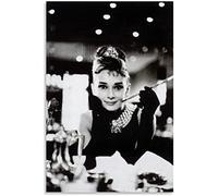 Puzzles 1000 pièces pour Adultes EnfantsPetit-déjeuner chez Tiffany Audrey Hepburn dagogique Jeu Jouets Puzzle Bois 1000 Piece 29.5x19.6inch(75x50cm) sans Cadre
