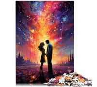 Puzzles 1000 pièces pour Adultes Espace d'amour sans Fin Jouet éducatif intellectuel décompressant 26x38cm Jeu Stimulant et Jeu en Famille