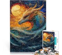 Puzzles 1000 pièces pour Adultes Esprit de la mer Jeu Familial Anti-Stress Défi Difficile Offrir en Cadeau à Toute la Famille 50x70cm