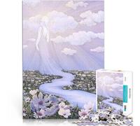 Puzzles 1000 pièces pour Adultes Esprit de la rivière et du Ciel Jeu éducatif Défi Jouet est idéal comme Cadeau pour Toute la Famille 52x38cm