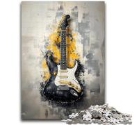 Puzzles 1000 pièces pour Adultes et Adolescents, Affiche de Guitare, 1000 pièces pour Adultes, Jeux éducatifs, décoration d'intérieur, Cadeau d'anniversaire, Art Mural 50x75cm