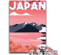 Puzzles 1000 pièces pour Adultes et Adolescents, Affiches de Voyage Autour du Monde pour Adolescents, avec Affiche et fiche de Questions-réponses pour Les 14 Ans et Plus (26x38cm)