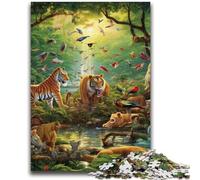 Puzzles 1000 pièces pour Adultes et Adolescents, Animaux africains, Jouets éducatifs, Jeux familiaux, Cadeaux d'anniversaire Uniques (75x50cm)