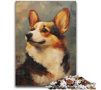 Puzzles 1000 pièces pour Adultes et Adolescents, Animaux Teckel, pour Les Plus de 14 Ans, Jouets Anti-Stress, Cadeau de Noël ou d'anniversaire, 50x75cm