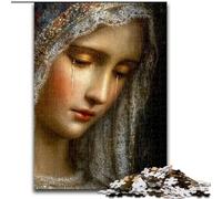 Puzzles 1000 pièces pour Adultes et Adolescents, Art de la Vierge Marie, Jouets Anti-Stress, Cadeaux d'anniversaire Uniques pour Les 14 Ans et Plus (Taille 50x75cm)