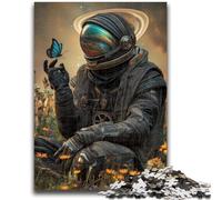 Puzzles 1000 pièces pour Adultes et Adolescents, astronautes et Papillons, Jouets éducatifs, Jeux familiaux, Jeu éducatif pour Anniversaire et Noël, 50x75cm
