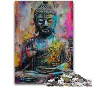 Puzzles 1000 pièces pour Adultes et Adolescents, Bouddha Graffiti, Jeux éducatifs, décoration de la Maison, Jeu éducatif pour Anniversaire, Noël, 50x75cm