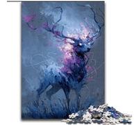 Puzzles 1000 pièces pour Adultes et Adolescents, Cerfs fantastiques, Jeux, Jouets, Cadeaux d'anniversaire Uniques pour Les Enfants de 14 Ans et Plus (Taille 26x38cm)