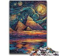 Puzzles 1000 pièces pour Adultes et Adolescents, Ciel étoilé, Pyramide, Jeux éducatifs, décoration de la Maison, Jeu éducatif pour Anniversaire, Noël, 50x75cm