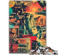 Puzzles 1000 pièces pour Adultes et Adolescents, collages d'affiches pour Adolescents, pour Un Moment de détente à la Maison avec des pièces de Formes aléatoires entièrement emboîtables (50x75cm)