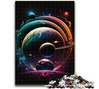 Puzzles 1000 pièces pour Adultes et Adolescents Corgi Astronaute pour Les 14 Ans et Plus Difficile à réaliser mais Amusant et Humoristique Superbes Cadeaux et Jouets 38x26cm