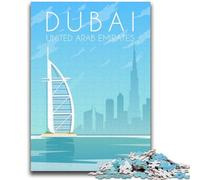 Puzzles 1000 pièces pour Adultes et Adolescents Dubaï. Convient aux Enfants de 14 Ans et Plus. Jeux familiaux. Offrez-Les comme Cadeaux pour Toute la Famille (Taille 38x26cm).
