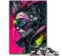 Puzzles 1000 pièces pour Adultes et Adolescents, Fille mécanique, Jouets éducatifs, Jeux familiaux, Jeu éducatif pour Anniversaire et Noël, 50x75cm