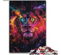 Puzzles 1000 pièces pour Adultes et Adolescents Galaxy Lion, Jeux éducatifs, décoration d'intérieur, idéal pour la décoration de Bureau (Taille 26x38cm)
