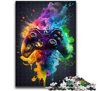 Puzzles 1000 pièces pour Adultes et Adolescents, Jeu Artistique néon, défi d'intelligence cérébrale, Jouets addictifs, Cadeau Amusant pour Les 14 Ans et Plus, 38x26cm