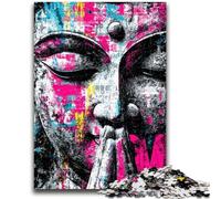 Puzzles 1000 pièces pour Adultes et Adolescents, Jeu éducatif, Bouddha Fantastique, Jouet de défi, décoration Murale, Cadeaux d'anniversaire et de Noël Uniques, 50x75cm