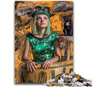 Puzzles 1000 pièces pour Adultes et Adolescents, Jouets d'art psychédélique, Jeux éducatifs, Anti-Stress, Collection d'artistes, Beaux-Arts 26x38cm