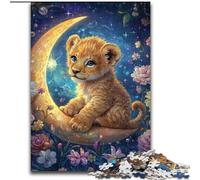 Puzzles 1000 pièces pour Adultes et Adolescents Lionceau, Jeux, Jouets, Cadeaux d'anniversaire Uniques pour Les Enfants de 14 Ans et Plus (Taille 50x75cm)