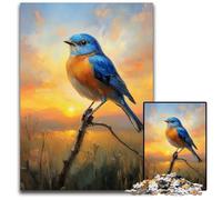 Puzzles 1000 pièces pour Adultes et Adolescents Magnifiques Puzzles en Bois représentant des Oiseaux Difficultés et défis Superbes Cadeaux et Jouets pour Les 14 Ans et Plus 50x75cm